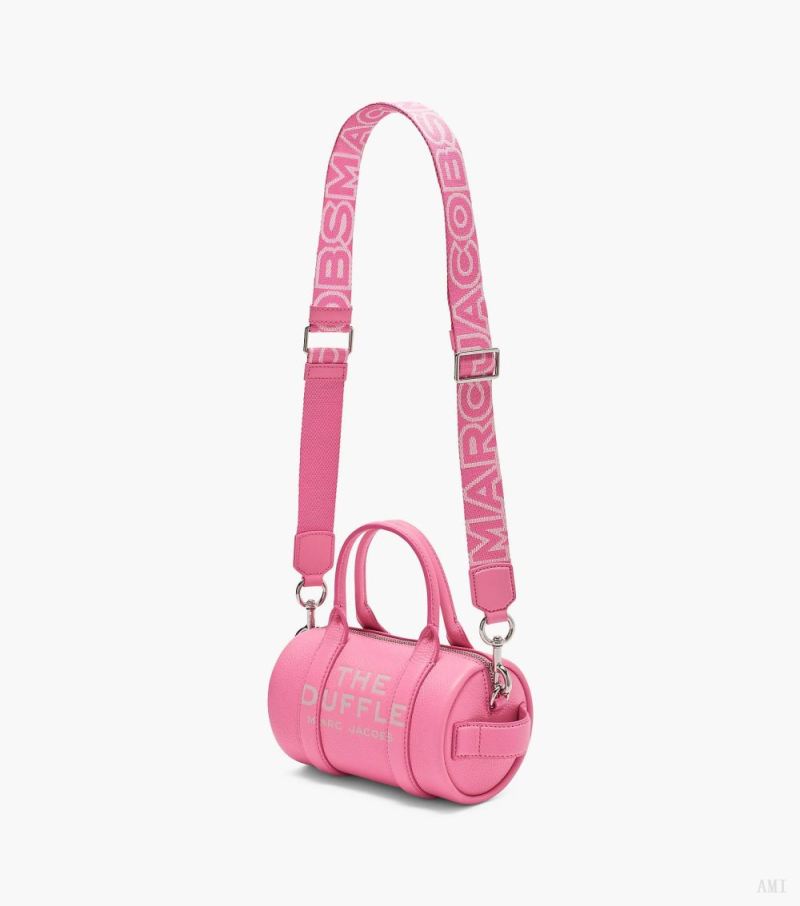 Marc Jacobs | The Thin Outline Logo Webbing Strap - Petal Pink