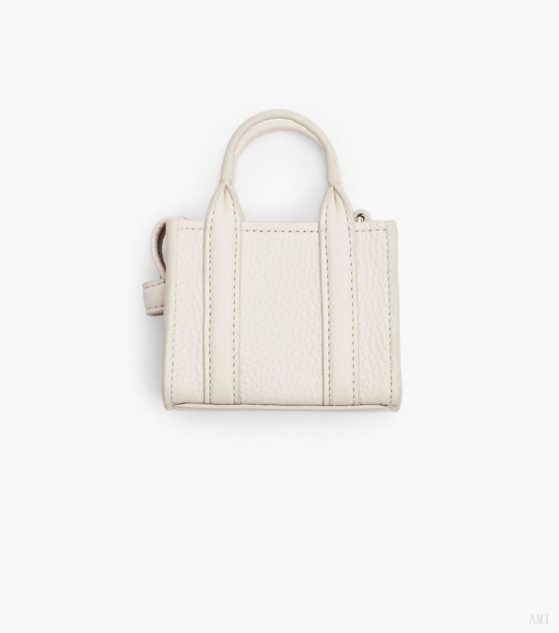 Marc Jacobs | The Nano Tote Bag Charm - Cotton/Silver