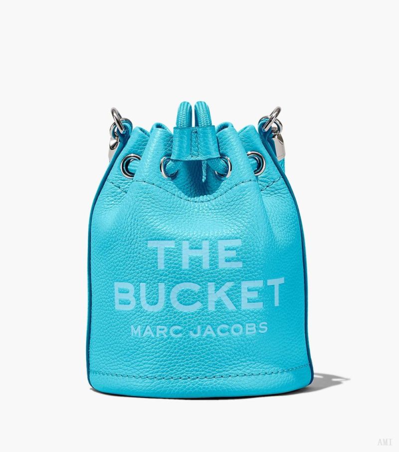 Marc Jacobs | The Leather Mini Bucket Bag - Pool