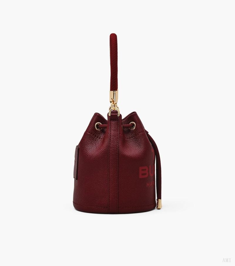 Marc Jacobs | The Leather Bucket Bag - Cherry