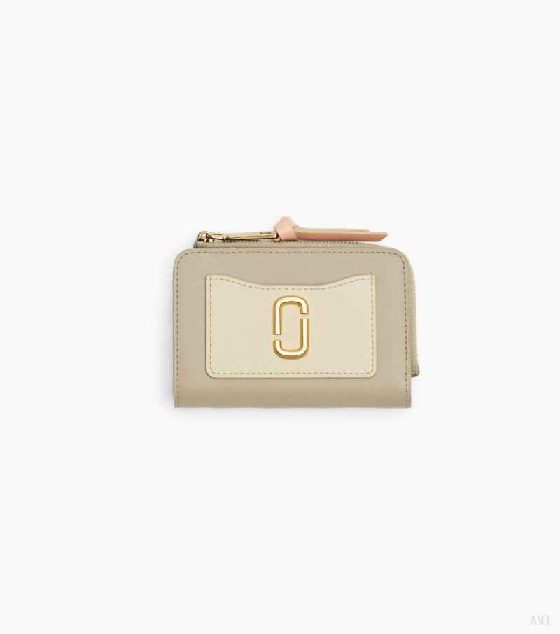 Marc Jacobs | The Utility Snapshot Slim Bifold Wallet - Khaki Multi - Click Image to Close