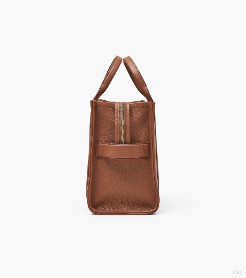 Marc Jacobs | The Leather Medium Tote Bag - Argan Oil