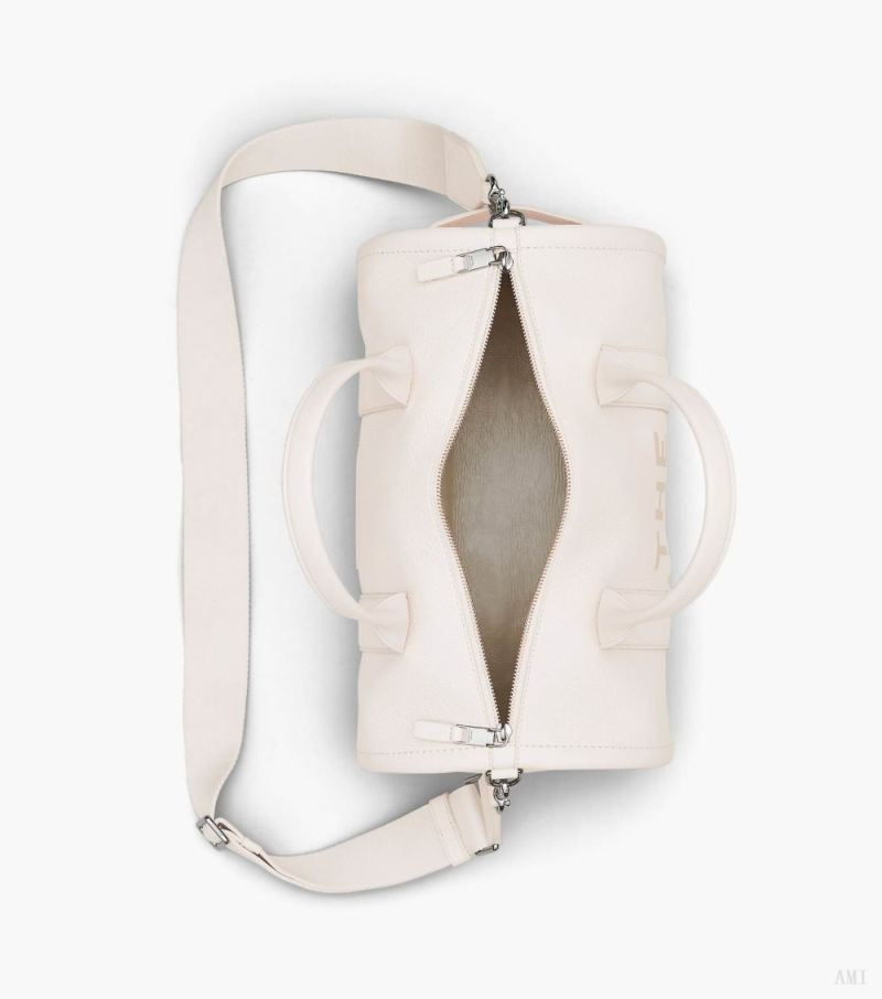 Marc Jacobs | The Leather Large Duffle Bag - Cotton/Silver