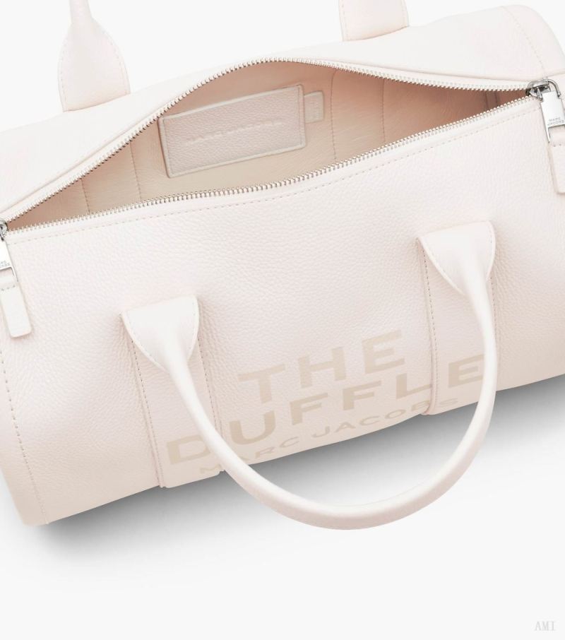 Marc Jacobs | The Leather Large Duffle Bag - Cotton/Silver