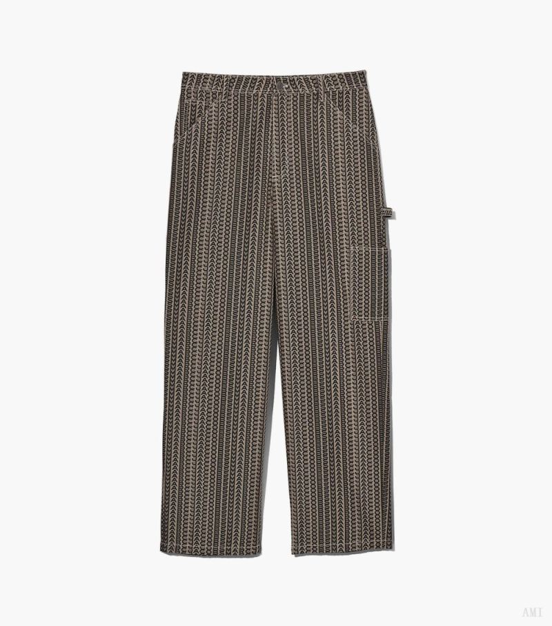 Marc Jacobs | Monogram Painters Pants - Beige Multi - Click Image to Close