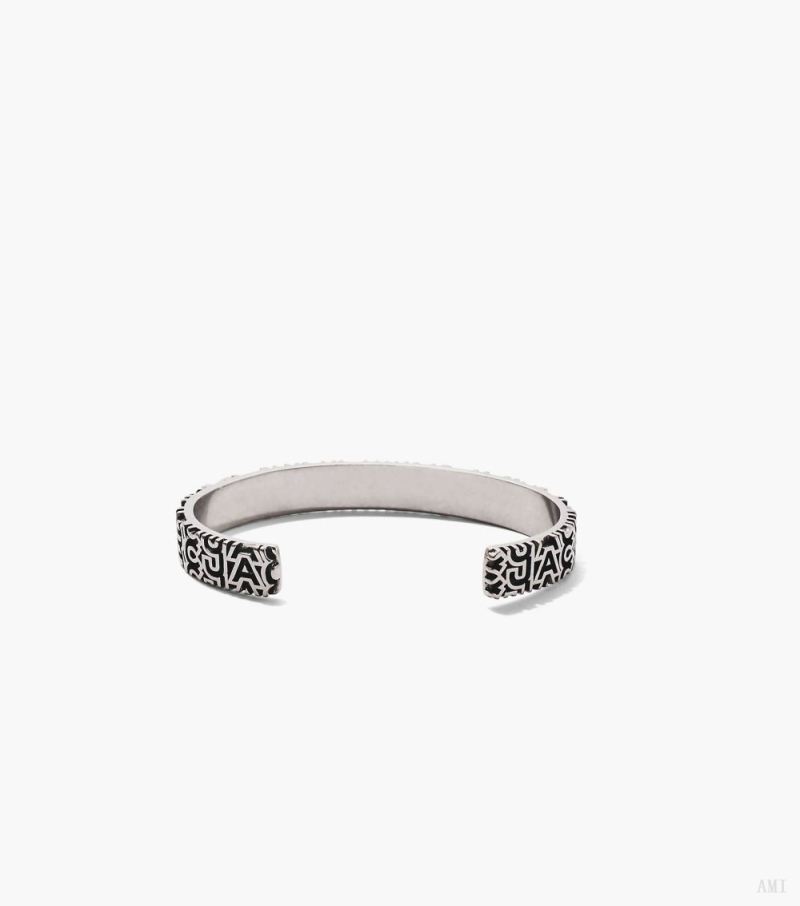 Marc Jacobs | The Monogram Engraved Bracelet - Aged Silver