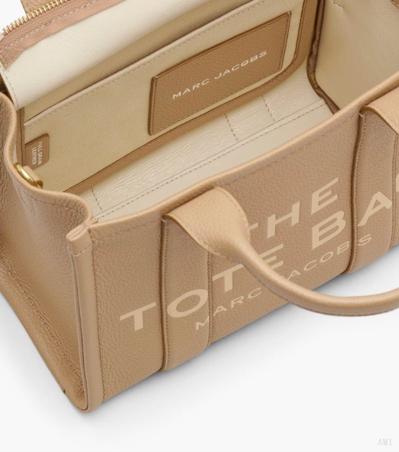 Marc Jacobs | The Leather Small Tote Bag - Camel