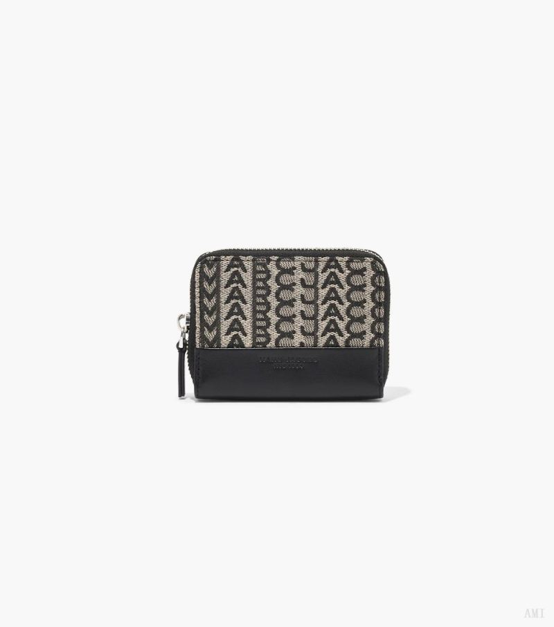 Marc Jacobs | The Monogram Zip Around Wallet - Beige Multi