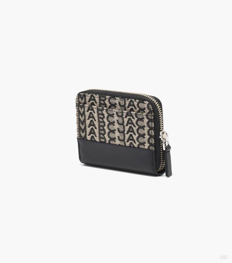 Marc Jacobs | The Monogram Zip Around Wallet - Beige Multi