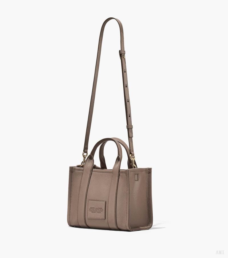 Marc Jacobs | The Leather Small Tote Bag - Cement