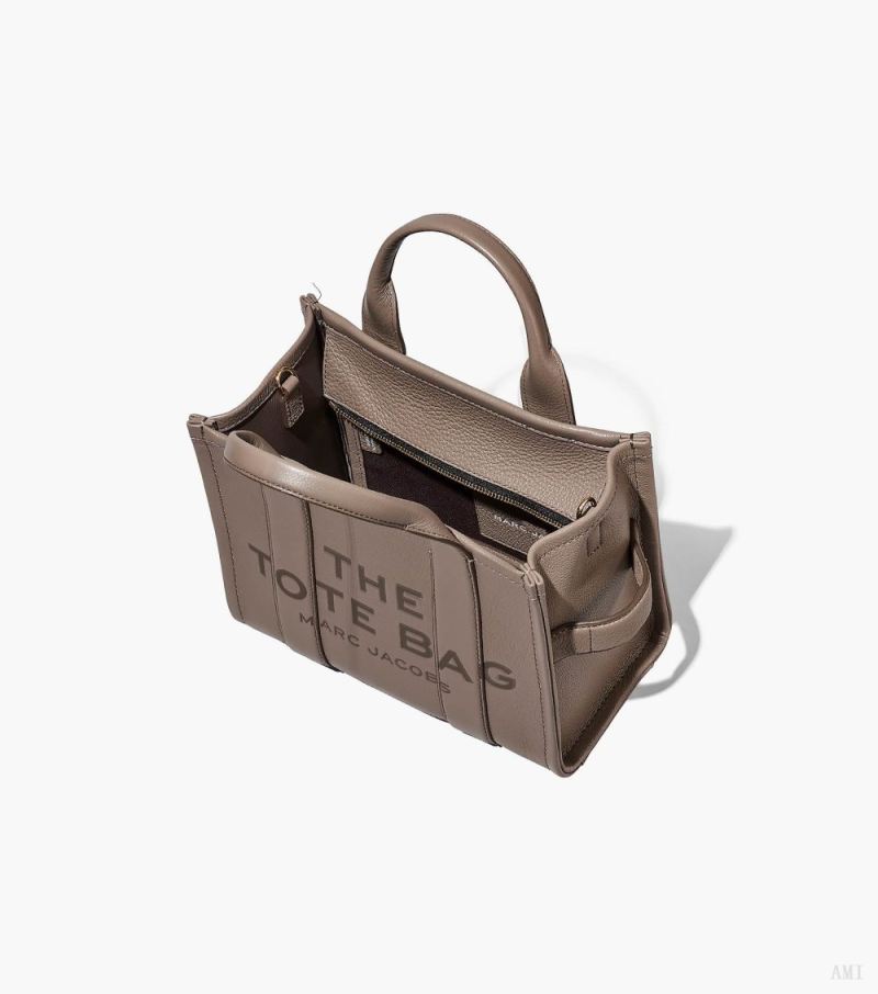 Marc Jacobs | The Leather Small Tote Bag - Cement