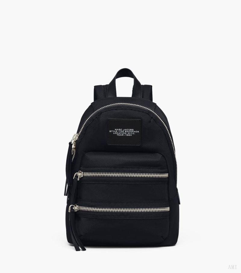 Marc Jacobs | The Biker Nylon Medium Backpack - Black - Click Image to Close