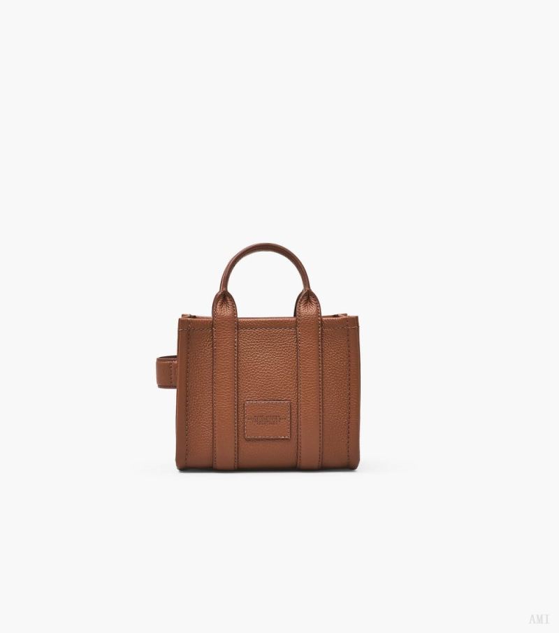 Marc Jacobs | The Leather Mini Tote Bag - Argan Oil