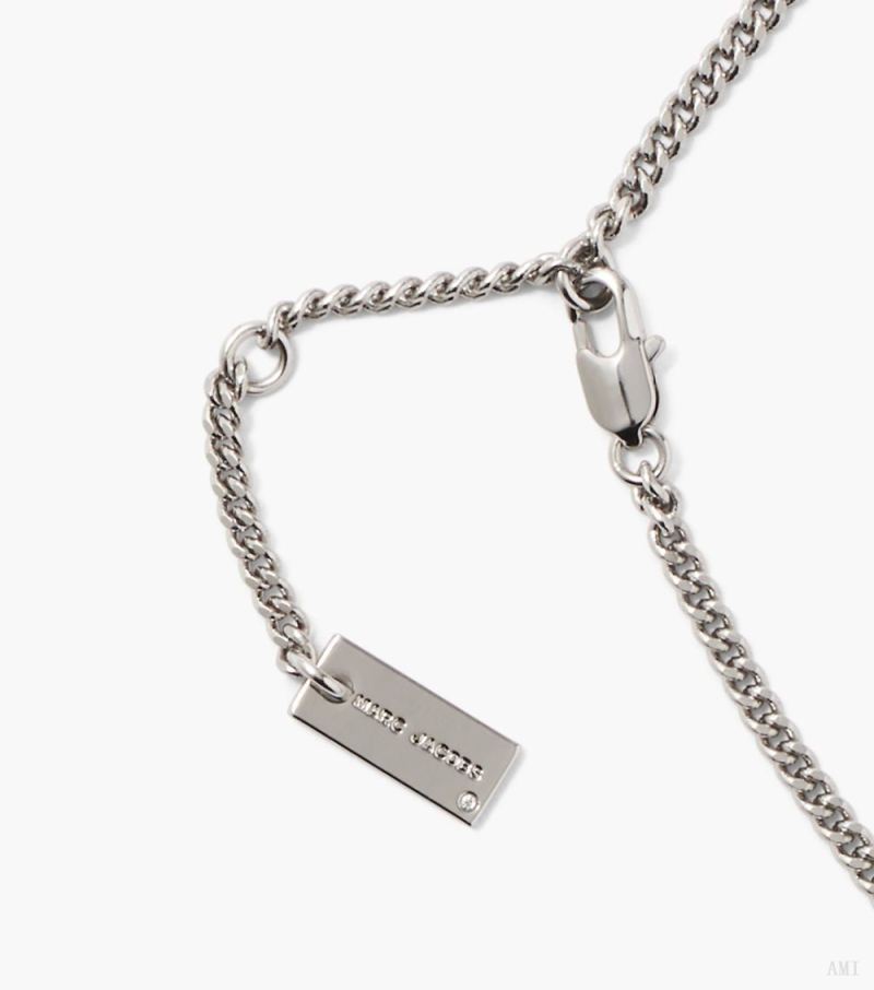 Marc Jacobs | The Tote Bag Necklace - Light Antique Silver