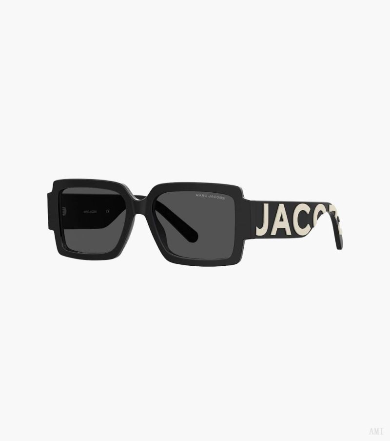 Marc Jacobs | The Marc Jacobs Square Sunglasses - Black/White