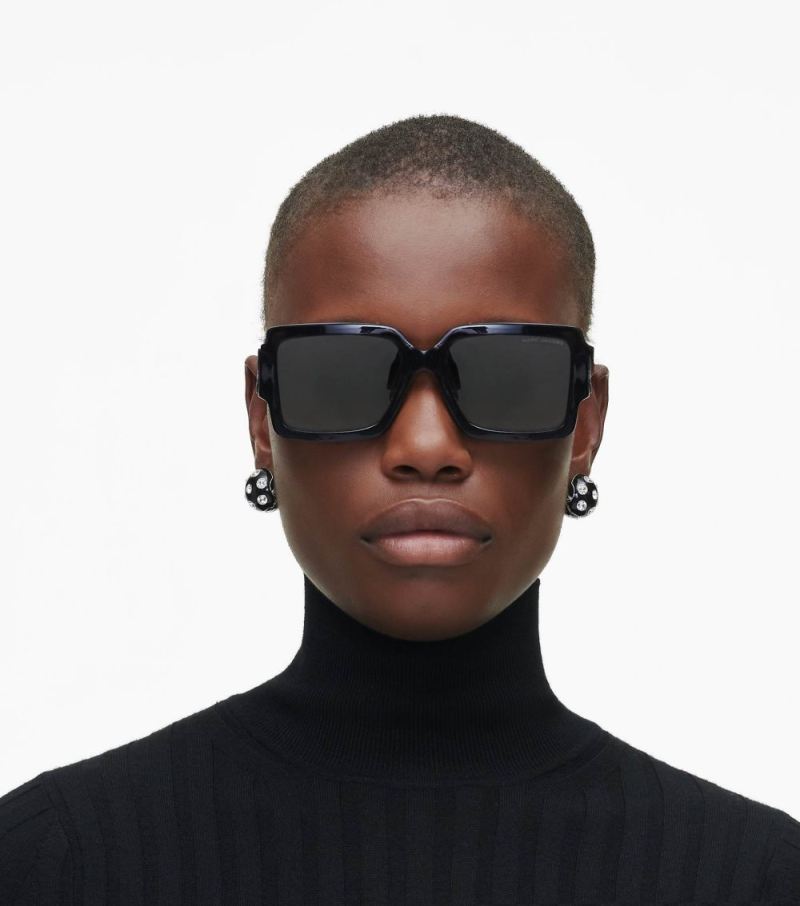 Marc Jacobs | The Marc Jacobs Square Sunglasses - Black/White