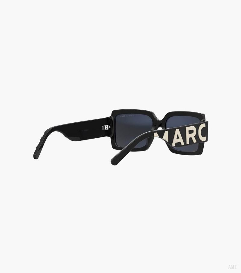 Marc Jacobs | The Marc Jacobs Square Sunglasses - Black/White