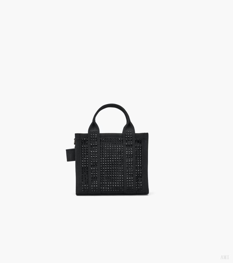 Marc Jacobs | The Crystal Canvas Mini Tote Bag - Black Crystal