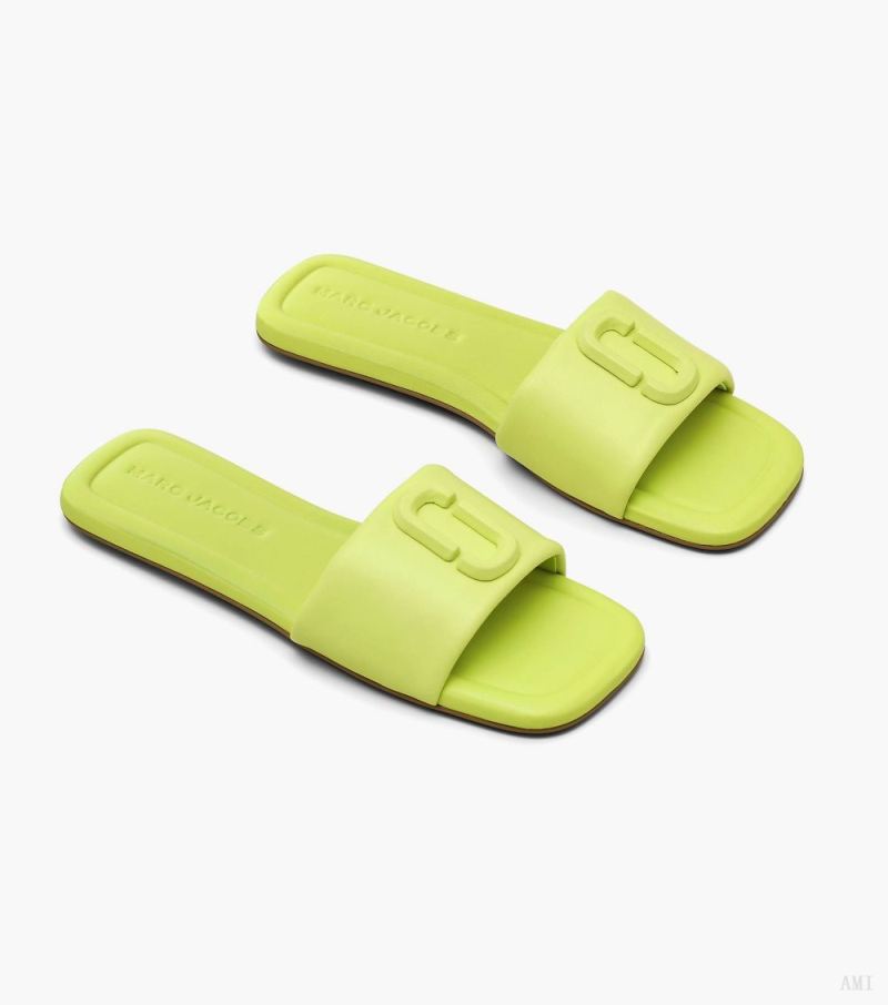 Marc Jacobs | The J Marc Leather Sandal - Limoncello