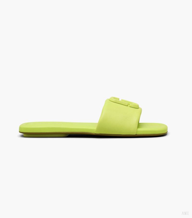 Marc Jacobs | The J Marc Leather Sandal - Limoncello