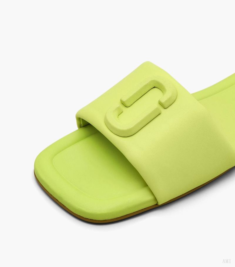 Marc Jacobs | The J Marc Leather Sandal - Limoncello