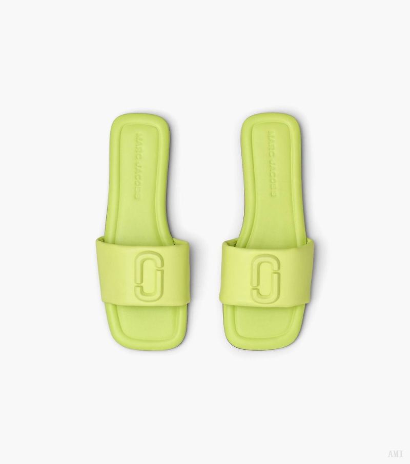 Marc Jacobs | The J Marc Leather Sandal - Limoncello