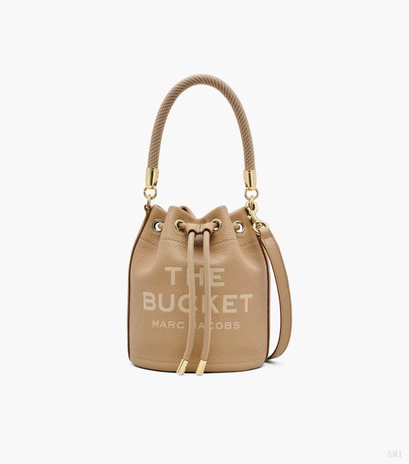 Marc Jacobs | The Leather Bucket Bag - Camel - Click Image to Close