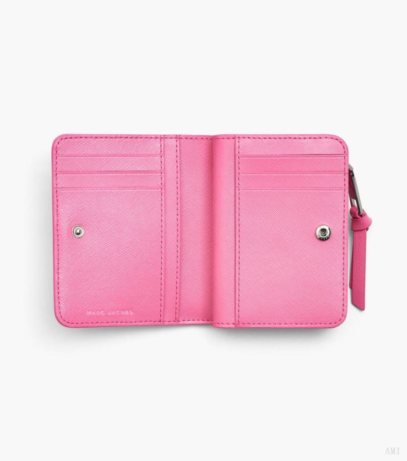 Marc Jacobs | The Utility Snapshot Mini Compact Wallet - Petal Pink